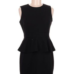 Calvin Klein Black Peplum Sheath Dress, Size 8